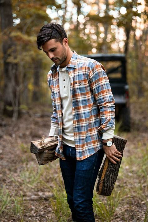 casual flannel outfits men